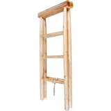 SIT Möbel Leiterregal 50 x 65 x 107 cm Beige