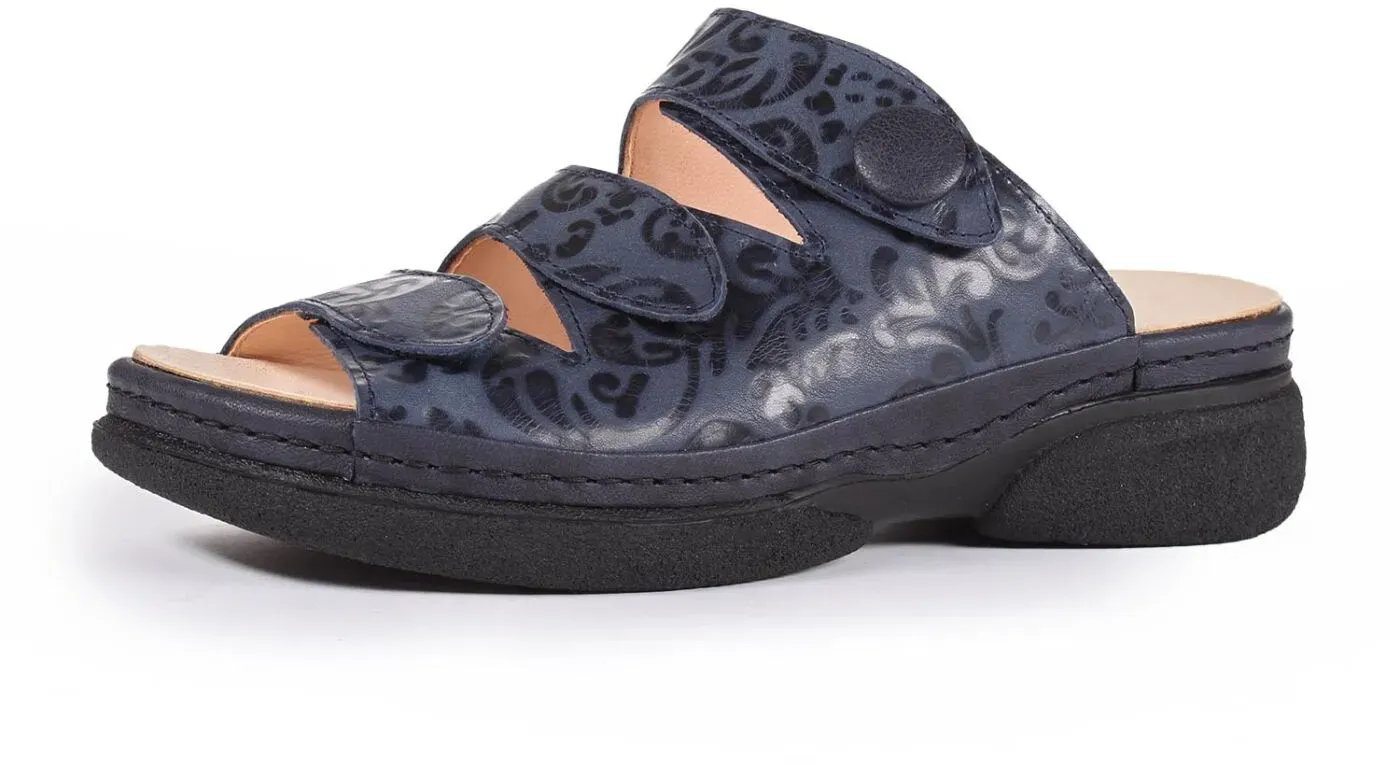 Think Pantoletten blau Cambio navy/kombi 552-8020 - AMB 290 Gr.43