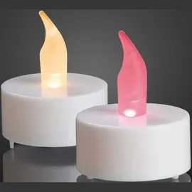 Hellum LED-Teelichter-Set 5 cm 10 St. weiß
