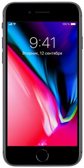Apple iPhone 8 11,9cm (4,7 Zoll), 64GB, 12MP, Farbe: Space Grey