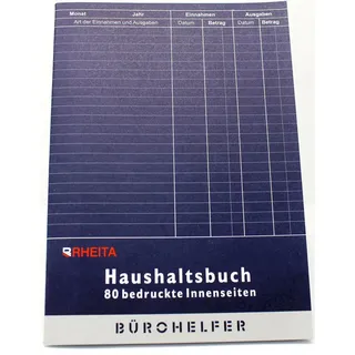 RHEITA 5015-3 Haushaltsbuch mit Kostenaufstellung, A5, 80 bedruckte Innenseiten