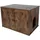 Relaxdays Katzenschrank für Katzenklo verstecken, HBT: 50x80x53 cm, Dunkelbraun