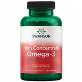 Swanson High Concentrate Omega 3, 120 Kapseln