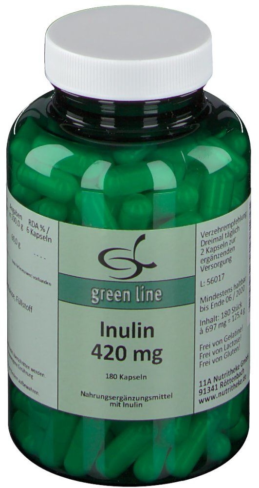 green line Nutritheke Inulin 420 mg