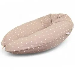 HOBEA-Germany Stillkissen Punkte beige, 190x38 cm