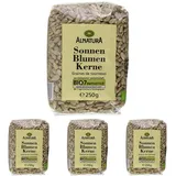Alnatura Bio Sonnenblumenkerne, 250g (Packung mit 4)