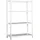 Proregal Lagerregal Metall 150x80x40cm Weiß