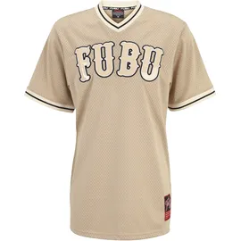 FUBU Vintage Lacque Mesh Tee beige M