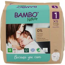 Abena Bambo Nature Gr. 1 (2-4 kg) 22 St.
