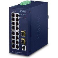 Planet IGS-4215-16T2S Netzwerk-Switch Unmanaged L2 Gigabit Ethernet (10/100/1000) Blau