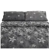COFI 1453 Sternenmuster Grau 200 x 220 cm + 80 x 80 cm