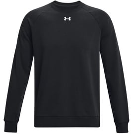 Under Armour Rival Fleece Crew Sweatshirt Herren 001 black/white XL