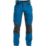 DASSY Helix Arbeitshose Stretch 200973 Gr. 48-MINUS azurblau/anthrazitgrau