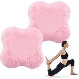 Fyihoxi 2 PCS Yoga Bolster Knieschoner, Umweltfreundlich Yoga Knie Pad, Rutschfest Yogakissen Knieschoner, für Minimiert und Unterstützt Knie Handgelenke und Ellbogen (20 * 20 * 1,5cm)