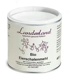 Lunderland Bio-Eierschalenmehl Nahrungsergänzung 400 Gramm