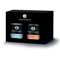 Ankerkraut Einzugsgeschenk 2er-Box, Geschenk zum Einzug aus Brotgewürz und Meersalz fein, im Korkenglas