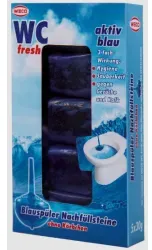 WECO WC-fresh Blauspüler Nachfüllsteine 60064 , 1 Packung = 5 x 30 g Nachfüllstein ohne Körbchen