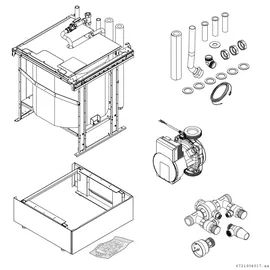 Bosch Podest Untergestell, Silber (8738210621)