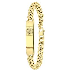 Lucardi Armband Stahl Herrenschmuck   Damen 