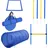 PawHut Agility Set groß Blau
