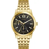 GUESS Herren Uhr Armbanduhr EMERSON GW0976G2 Edelstahl gold