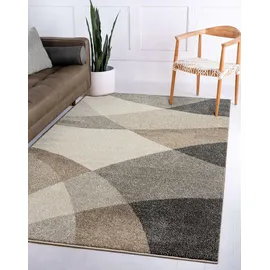 MERINOS Teppich MERINOS "Thales 6100", beige, B:120cm H:10mm L:160cm, Polyester, Teppiche, Teppich, Kurzflorteppich mit Konturenschnitt, Wohnzimmer