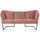 K+W Komfort & Wohnen Polsterbank Mikkado Tube Rosa 192 x 71 x 88 cm