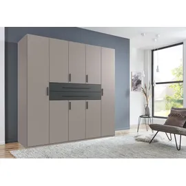 WIMEX Drehtürenschrank Digit 225 x 208 x 58 cm Grau