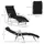 Outsunny Sonnenliege 137 x 63,5 x 101 cm Schwarz