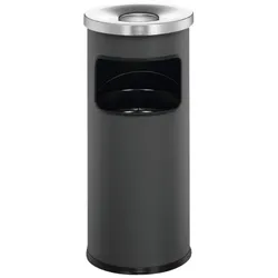 Durable Asch-/Mülleimer - rund - 17 L - Aluminium, Metall