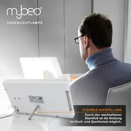 MyBeo Tageslichtlampe, Flackerfrei, Dimmbar, mit Timer, Ständer