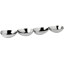 Edzard Snackschale 4-Fach Luma Ø 7 cm 38 cm Edelstahl Weiß