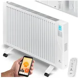 KESSER KESSER® Infrarotheizung energiesparend 2in1 Mobile & Wand-Konvektor Elektroheizung mit WiFi App-Steuerung & Fernbedienung Radiator Heizung elektrisch Heizkörper 24h Timer