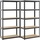Juskys Lagerregal Basic 2er Set 180 x 90 x 40 cm – Grau