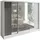 A&J MöbelLand Schiebetürenschrank VIDA 200 x 215 x 59,5 cm Grau