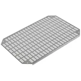 FIBOX Mounting plate perforated (450x350x2mm-26x11mm) Galvanized steel Montageplatte gelocht Stahl Verzinkt (L x B) 450mm x 350mm
