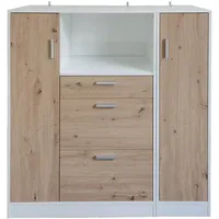 Hti-Living HTI-Line Küchenschrank Kombi L und S Blanca