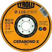 TYROLIT Schruppscheibe CERABOND X 115x4mm CA24Q-BFK