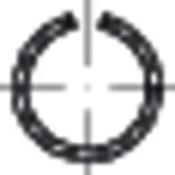 Runddraht-Sprengringe, DIN 7993 Federstahl blank Form A 5mm