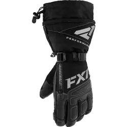 FXR Adrenaline Snowmobil Handschuhe, schwarz, Größe S für Männer