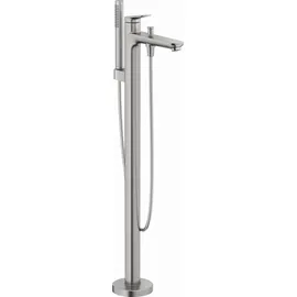 Duravit Wave Einhandwannenmischer Edelstahl gebürstet