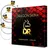 DR Strings DRAGON SKIN+ – Saiten E-Bass, 4-Saiter Set, Quantum Nickel, Round Core, Light 40-100 - Handgefertigt in den USA