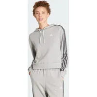 Adidas Essentials 3-Streifen Animal Print Relaxed Hoodie Medium Grey Heather / Grey L