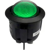 TRU Components 1587658 Wippschalter TC-R13-244B-02 B/G 220 V/AC 250 V/AC 10 A 2 x Aus/Ein rastend 1