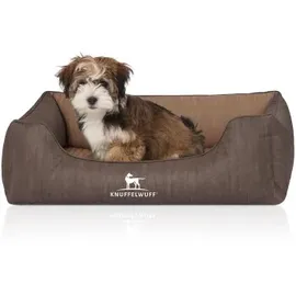 Knuffelwuff Hundebett Outlander M-L 85 x 63 cm Coffee/Braun