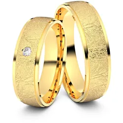 Trauringe Krefeld 925er Silber (gelb-vergoldet) - 6306