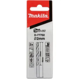 Makita D-77702 Metallbohrer HSS-GS 2,0x49 mm 2 Stück