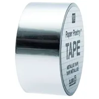 Rico Design Mirror Metallic Tape, Silber