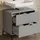 livinity® Waschbeckenunterschrank Aterno, Grau, 70 x 63 cm mit 2 ausziehbaren Schubladen