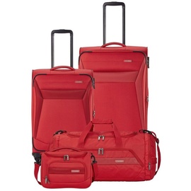 Travelite Chios 4W Trolley L/M RT BC Rot